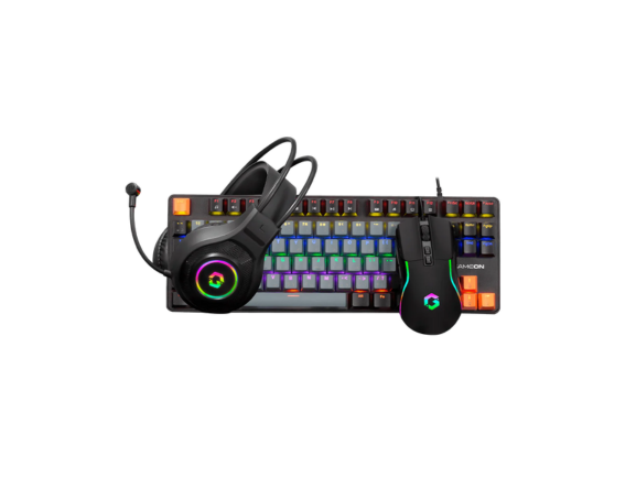 GAMEON VIPER XI All-In-One Gaming Bundle – Keyboard, Mouse, Headset GAMEON VIPER XI All-In-One Gaming Bundle – Keyboard, Mouse, Headset